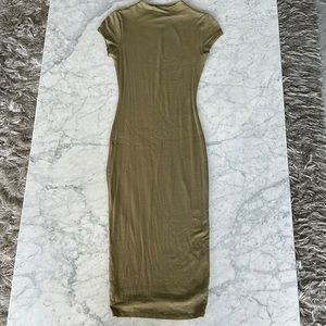 Green Midi Stretch Dress